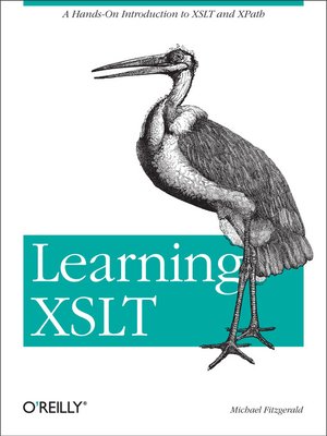 cover image of Learning XSLT